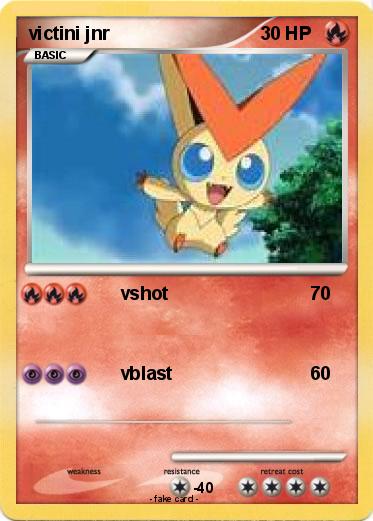 Pokemon victini jnr