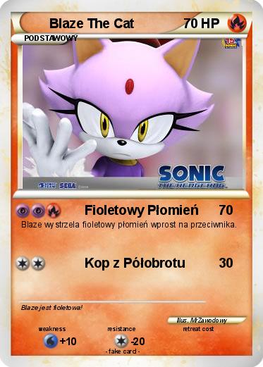 Pokemon Blaze The Cat