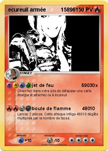 Pokemon ecureuil armée          15896