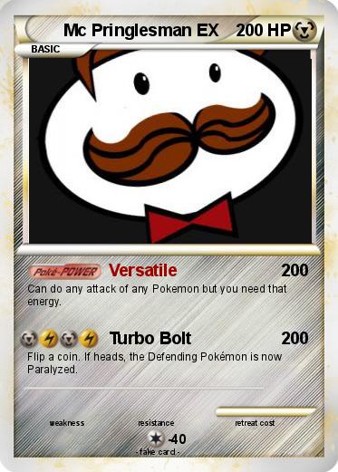 Pokemon Mc Pringlesman EX