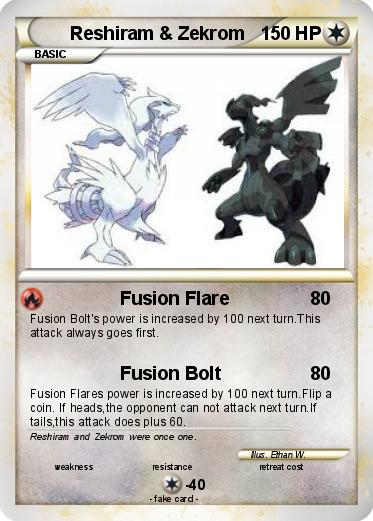 Pokemon Reshiram & Zekrom