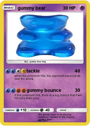Pokemon gummy bear
