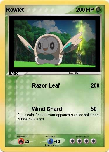 Pokemon Rowlet
