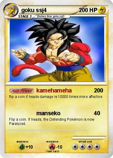 Pokemon goku ssj4