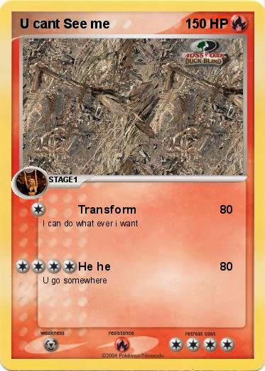 Pokemon U cant See me