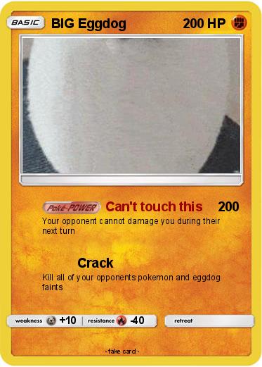 Pokemon BIG Eggdog