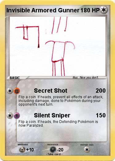 Pokemon Invisible Armored Gunner