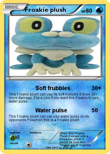 Pokemon Froakie plush