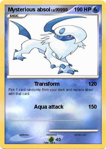 Pokemon Mysterious absol