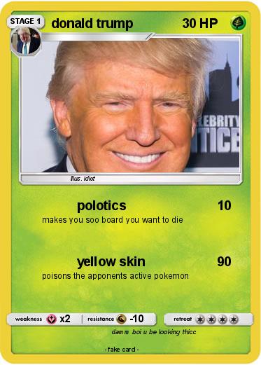 Pokemon donald trump