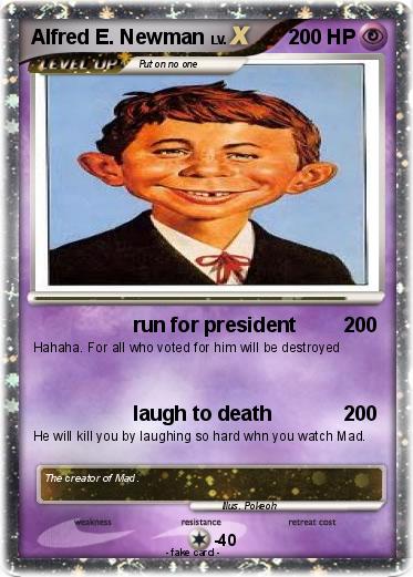 Pokemon Alfred E. Newman