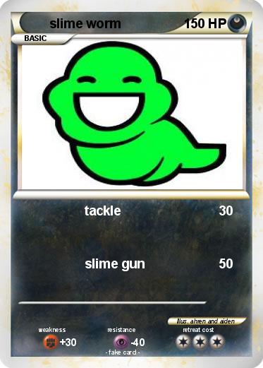 Pokemon slime worm