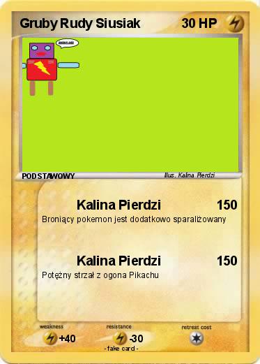 Pokemon Gruby Rudy Siusiak