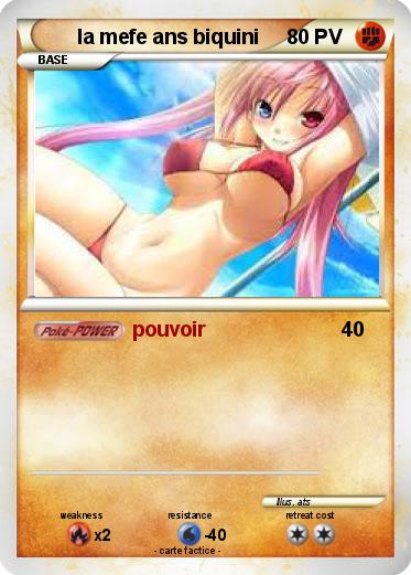 Pokemon la mefe ans biquini