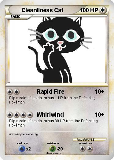 Pokemon Cleanliness Cat