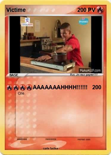 Pokemon Victime