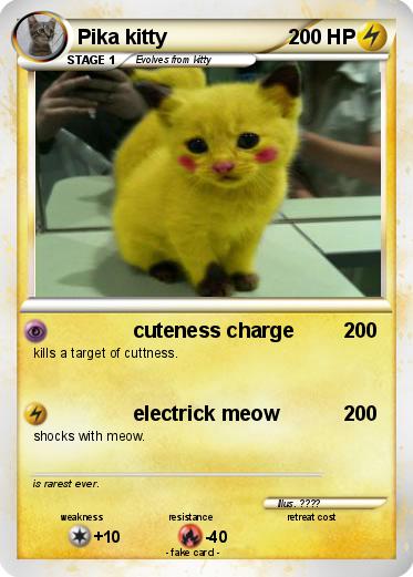 Pokemon Pika kitty