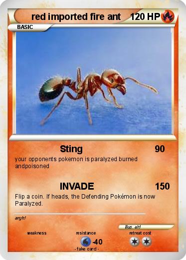 Pokemon red imported fire ant
