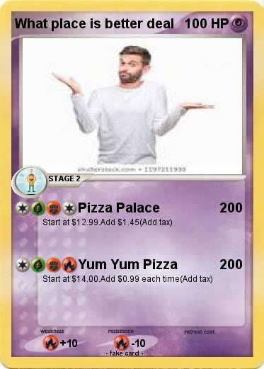 Pokemon What place is better deal