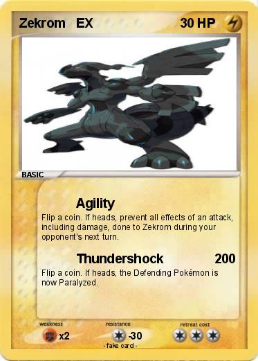 Pokemon Zekrom   EX