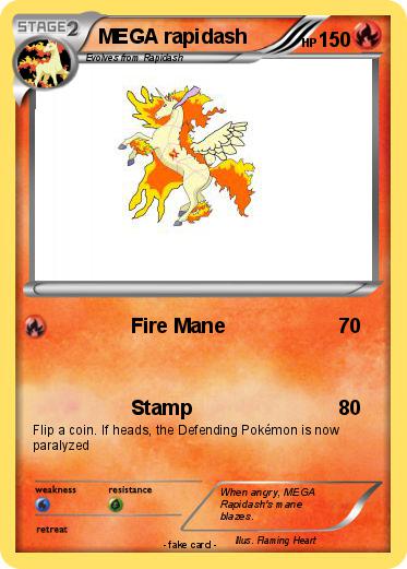 Pokemon MEGA rapidash