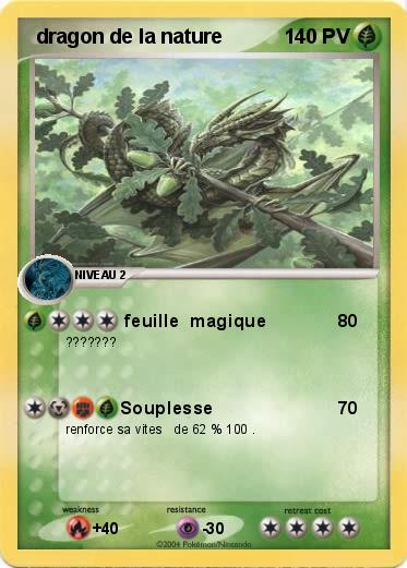 Pokemon  dragon de la nature   
