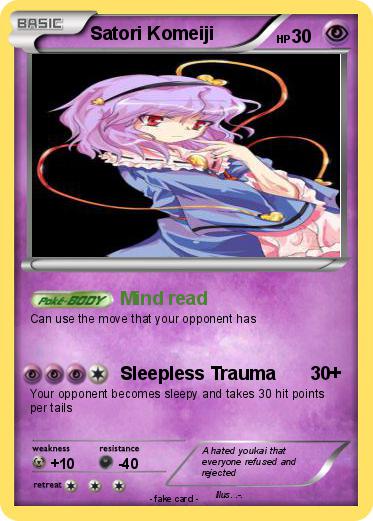 Pokemon Satori Komeiji