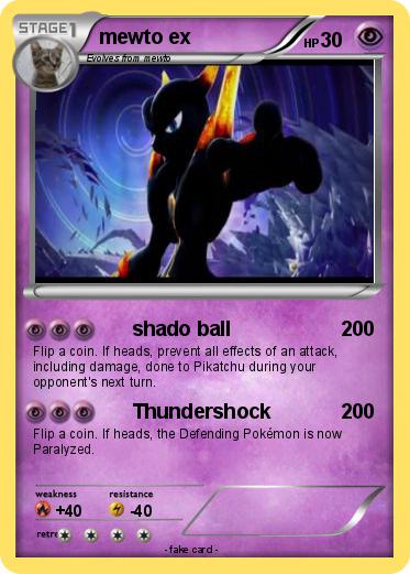 Pokemon mewto ex