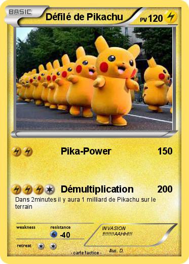 Pokemon Défilé de Pikachu