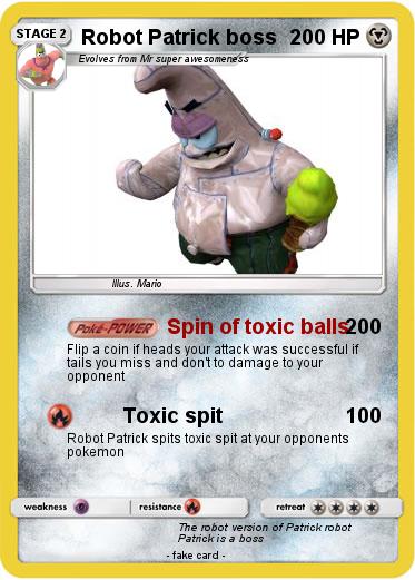 Pokemon Robot Patrick boss