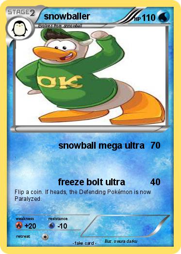 Pokemon snowballer
