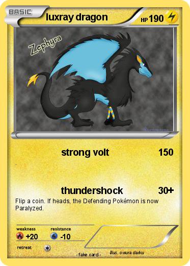 Pokemon luxray dragon
