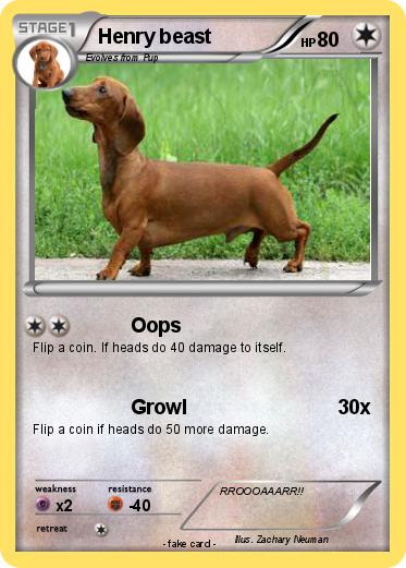 Pokemon Henry beast