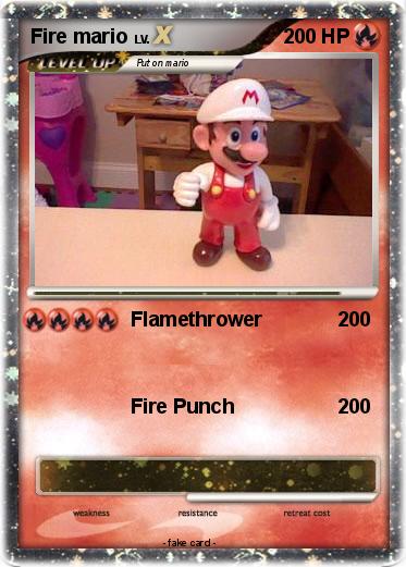 Pokemon Fire mario