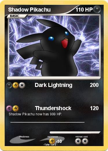 Pokemon Shadow Pikachu