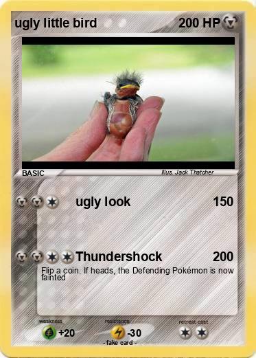 Pokemon ugly little bird