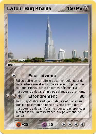 Pokemon La tour Burj Khalifa 