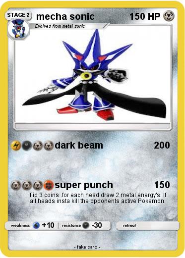 Pokemon mecha sonic