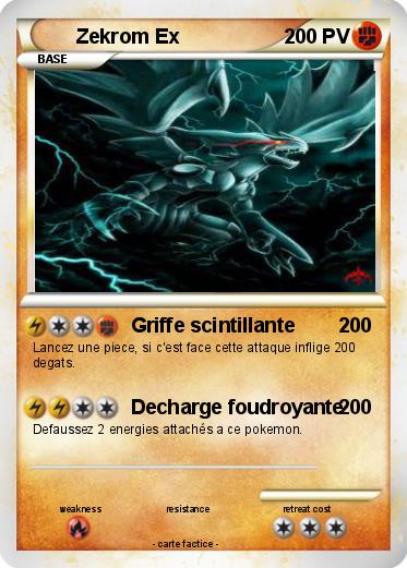 Pokemon Zekrom Ex