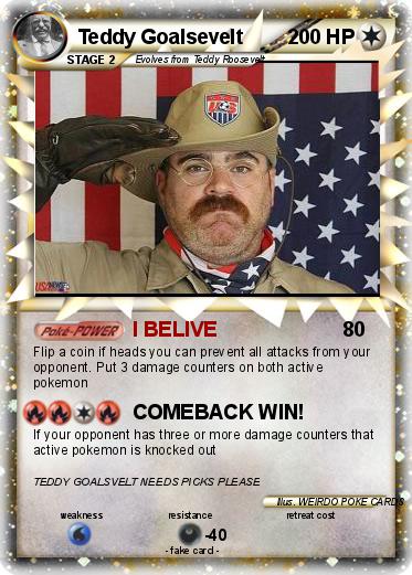 Pokemon Teddy Goalsevelt