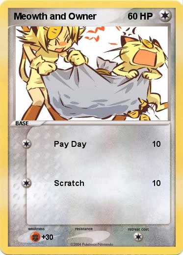 Pokemon Meowth and Owner