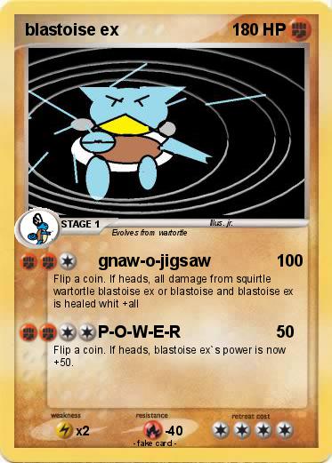 Pokemon blastoise ex