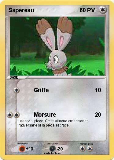 Pokemon Sapereau