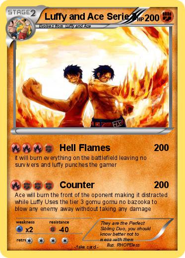 Pokemon Luffy and Ace Serie 2