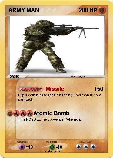 Pokemon ARMY MAN