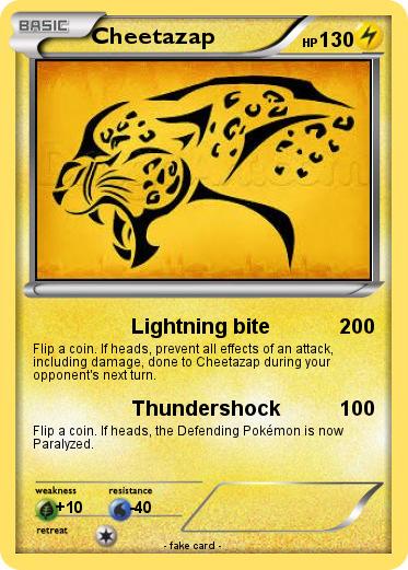 Pokemon Cheetazap