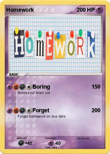Pokemon Homework