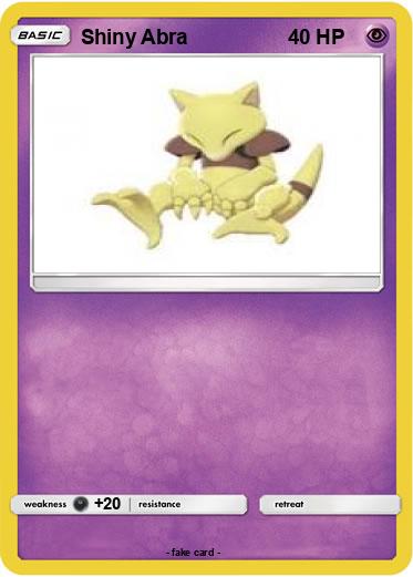 Pokemon Shiny Abra