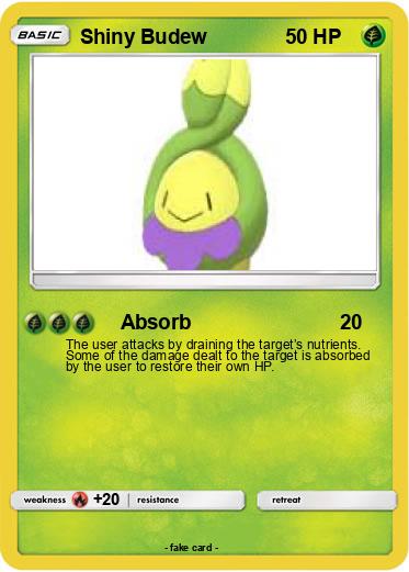 Pokemon Shiny Budew