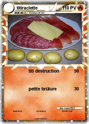 Pokemon titiraclette